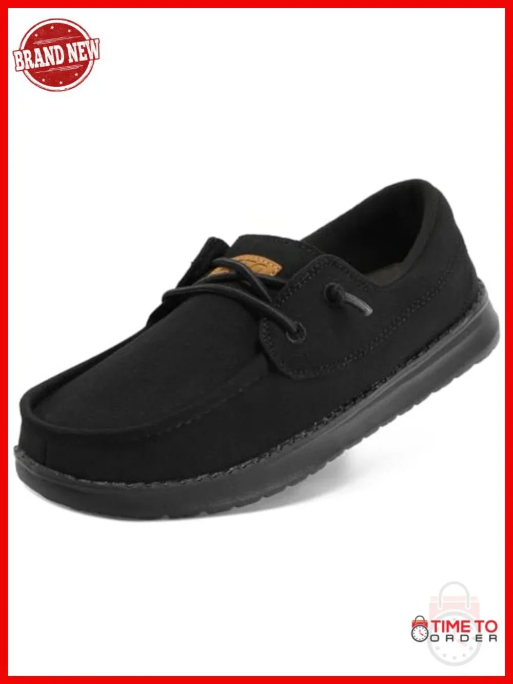 Women Boat Shoes with Orthopedic Insole Slip On Business Casual Canvas Loafer